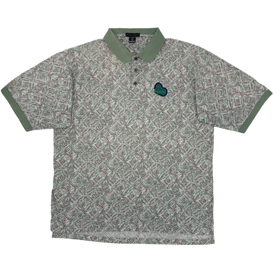 Nike Abstract Green/White Camo ‘English Turn’ Polo-Shirt (L)