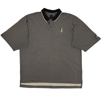 Nike Disney Black/White Chequered Polo-Shirt (XL)