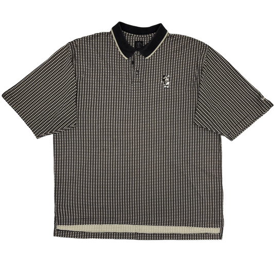 Nike Disney Black/White Chequered Polo-Shirt (XL)
