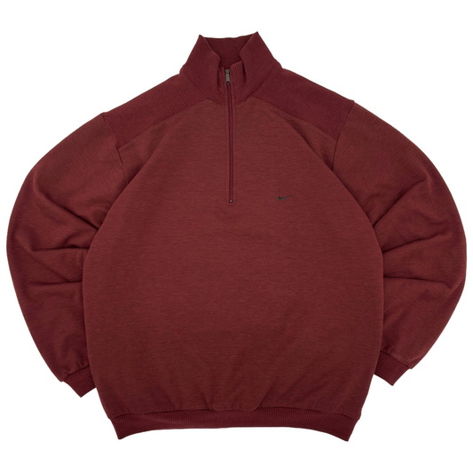 Nike Reversible Red Jumper/Windbreaker Quarter Zip (M)