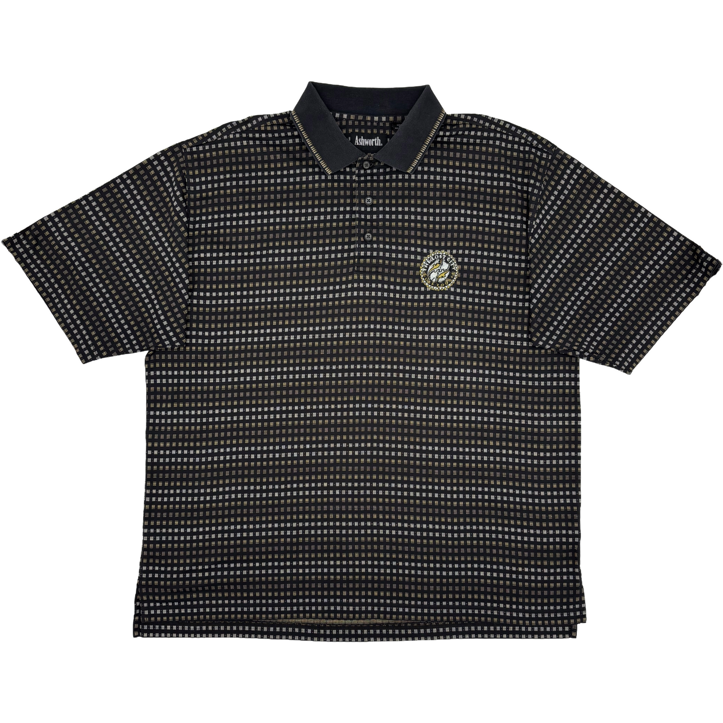 Ashworth Abstract ‘The Lost City’ Polo-Shirt (L)