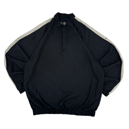 Nike Black/White Quarter Zip Windbreaker (L)