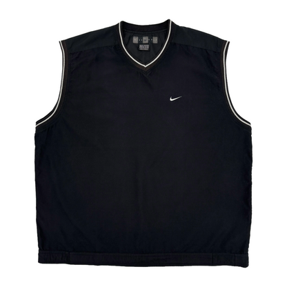 Nike Black/White Golf Vest (XL)