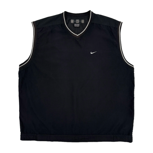 Nike Black/White Golf Vest (XL)