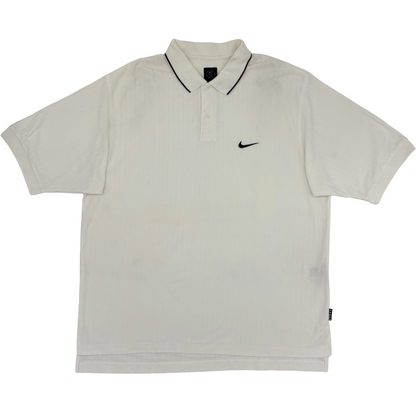 Nike White Polo-Shirt (L)