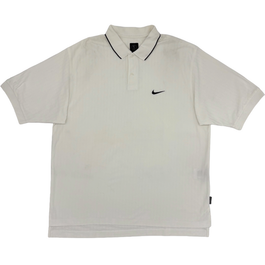 Nike White Polo-Shirt (L)
