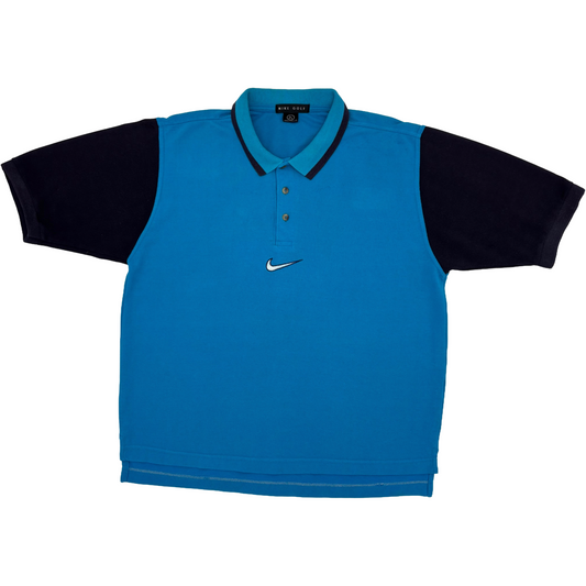 Nike Blue/Navy Polo-Shirt (S/M)