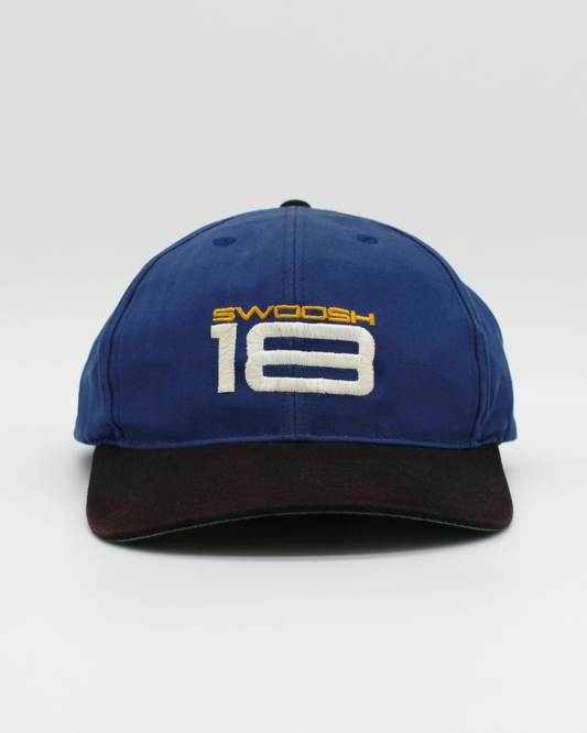 90s Nike Swoosh 18 Blue Cap