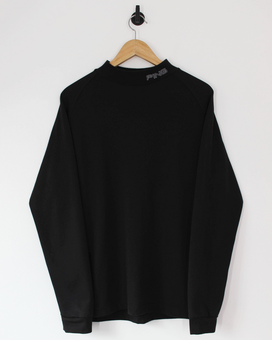 00s Ping Long Sleeve Mock Neck (L)