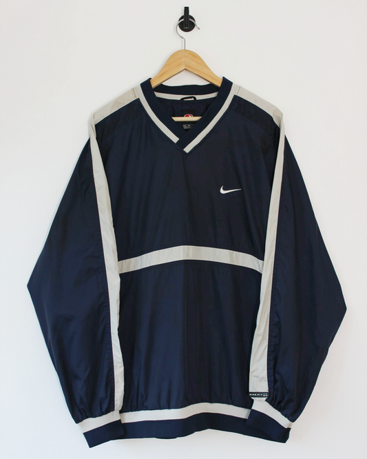 90s Nike Yin Yang Navy Windbreaker (XL)