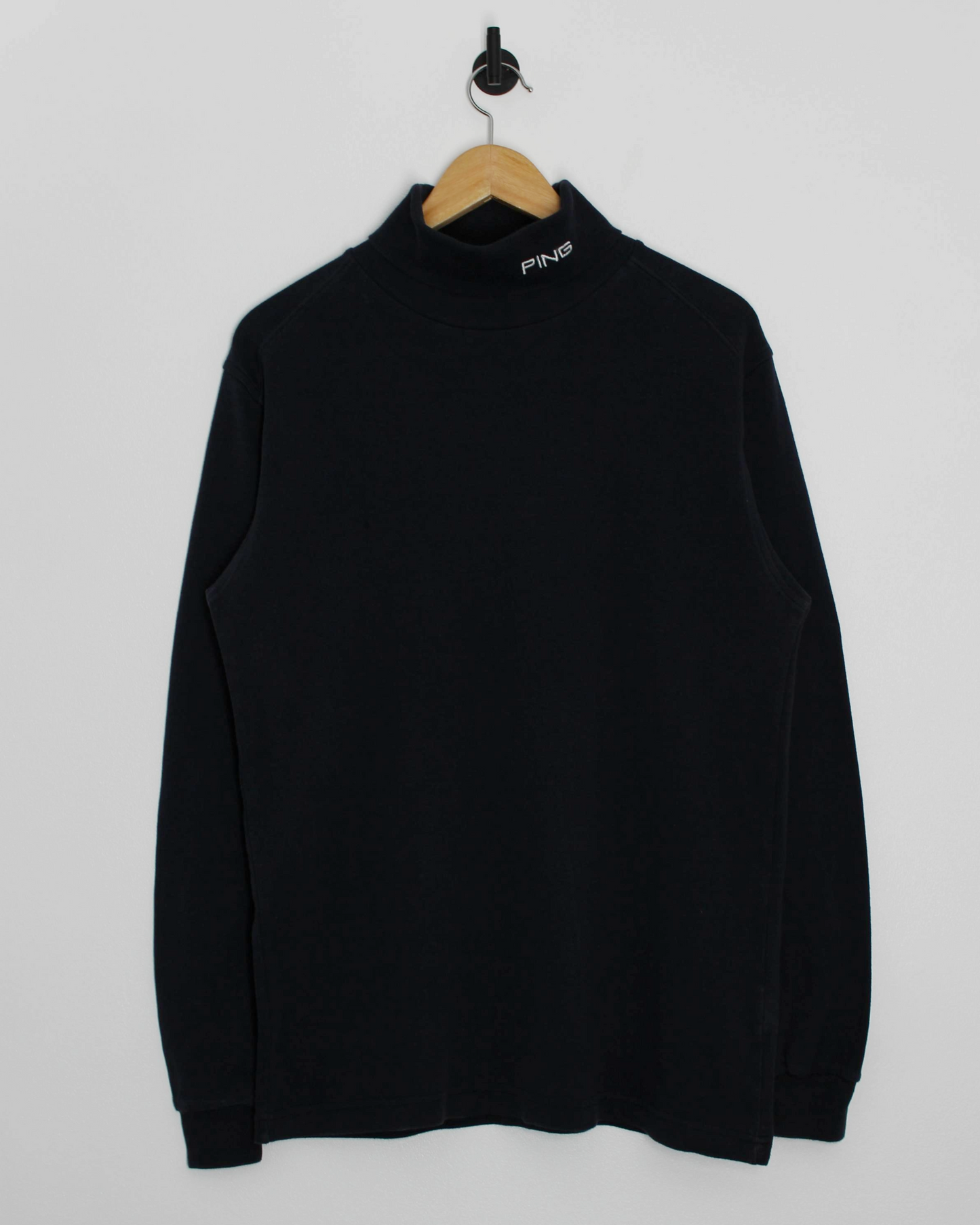 00s Ping Black Turtle Neck Golf Top (M)