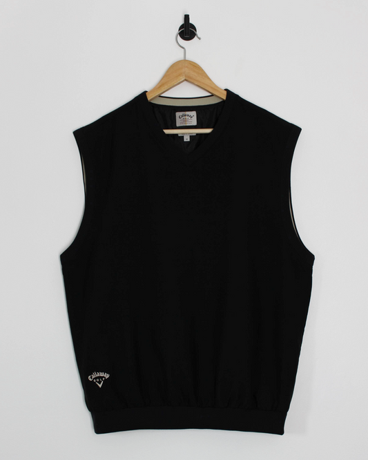 00s Callaway Black Golf Vest (M)