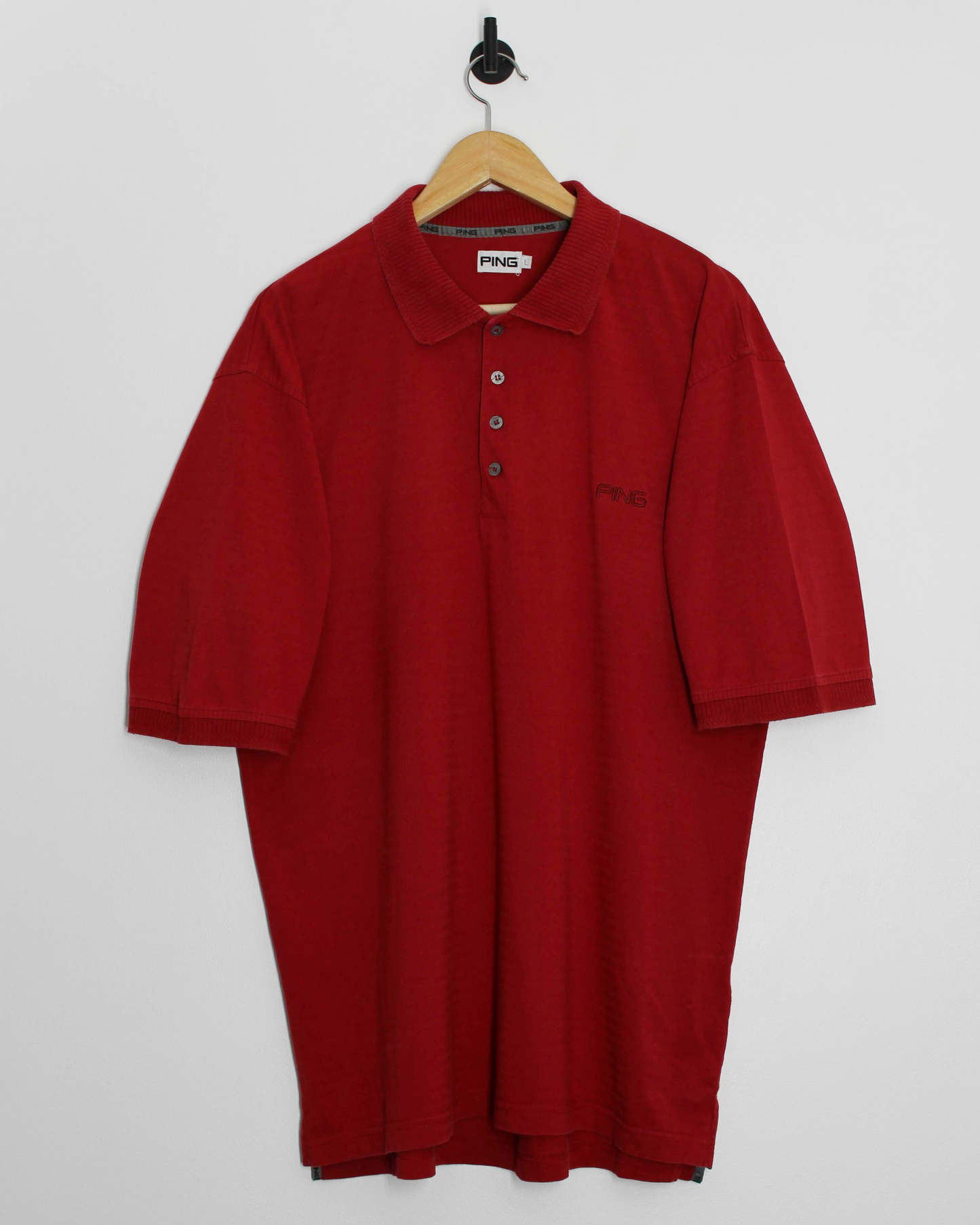 00s Ping Red Polo-Shirt (XL)