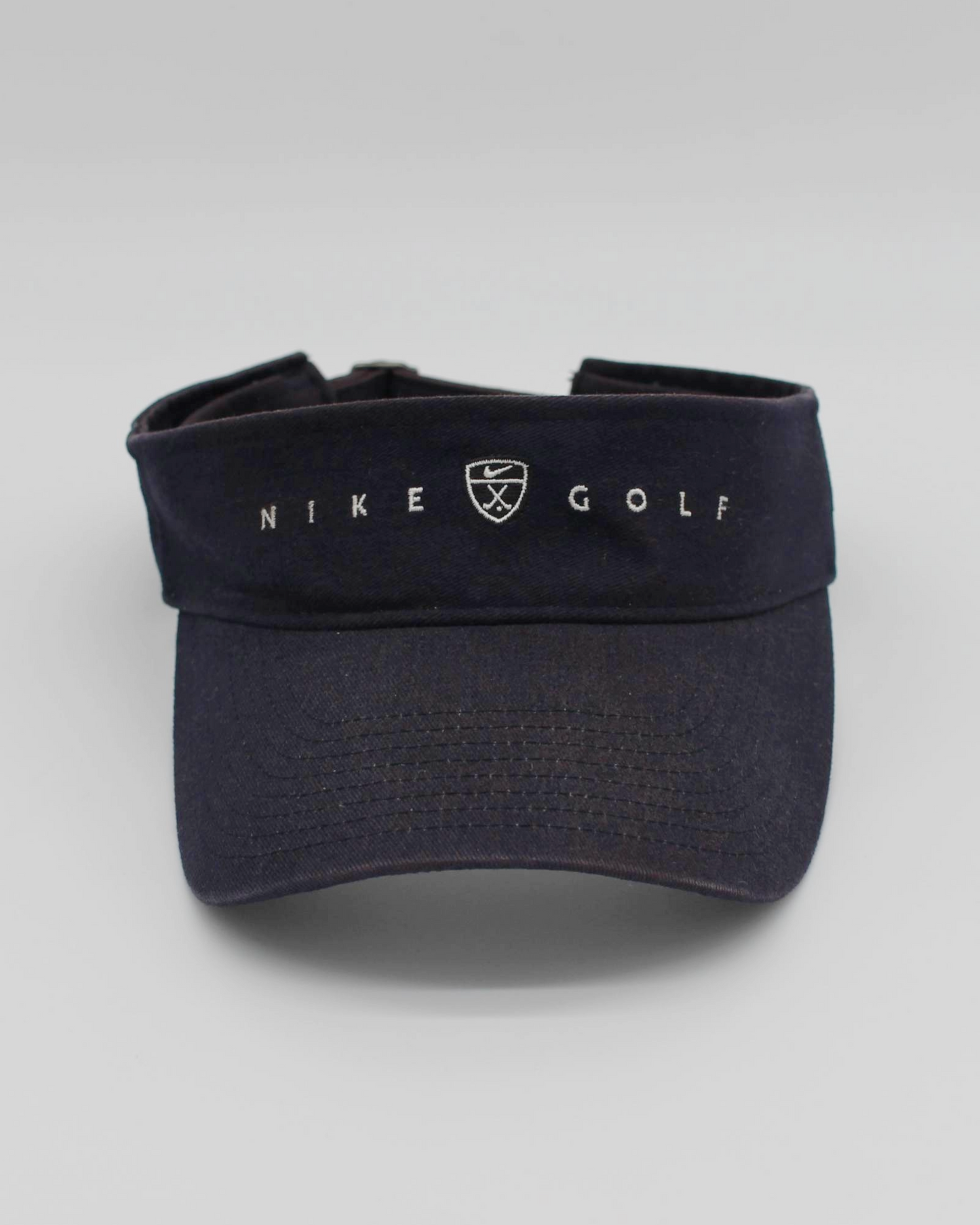 00s Nike Shield Logo Navy Visor
