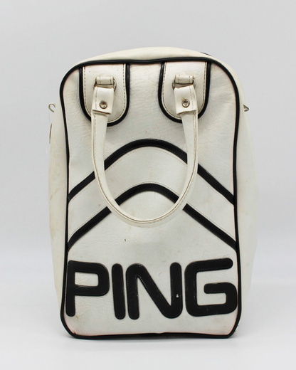 90s Ping Leather Golf Shoe Bag