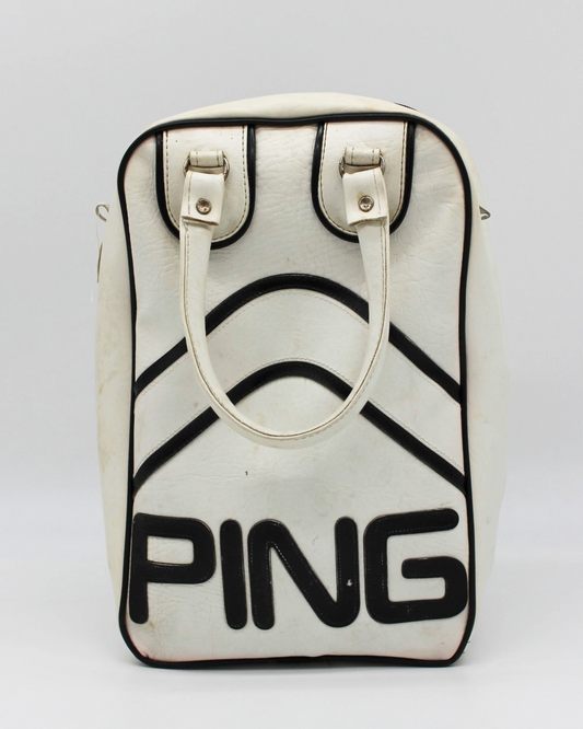 90s Ping Leather Golf Shoe Bag