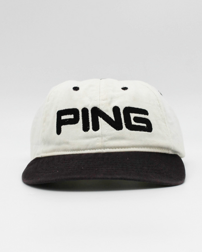 90s Ping White/Black Cap