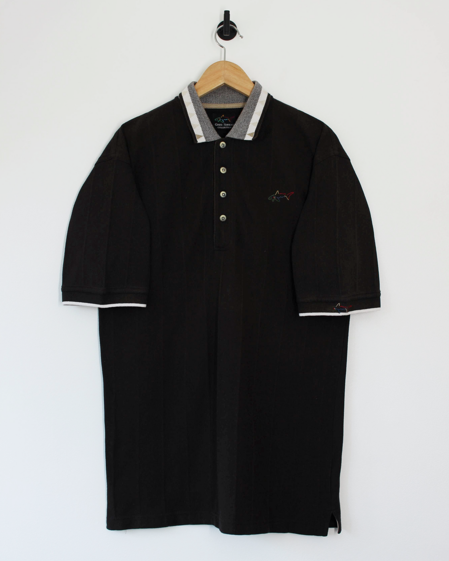 90s Greg Norman Dark Brown Polo-Shirt (M)