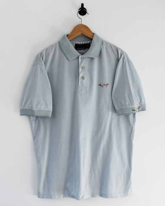 90s Greg Norman Light Blue Polo-Shirt (M)