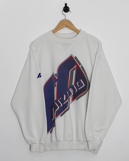 90s Mizuno White ‘M’ Graphic Sweatshirt (M)