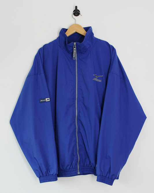 00s Mizuno Blue Full Zip Jacket (XL)