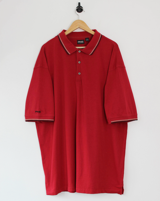 00s Ping Red Polo-Shirt (XXL)