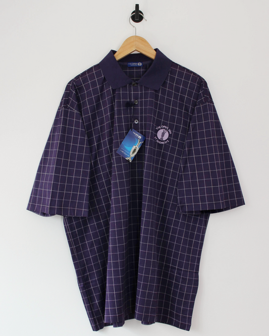 2010 Open Championship Chequered Polo-Shirt with Tags (XL)