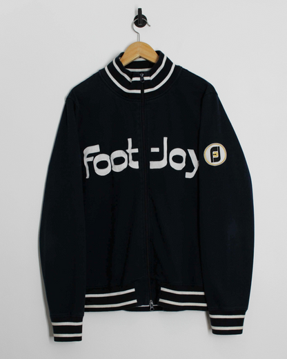 FootJoy Heritage Collection Navy/White Full Zip Sweatshirt (L)