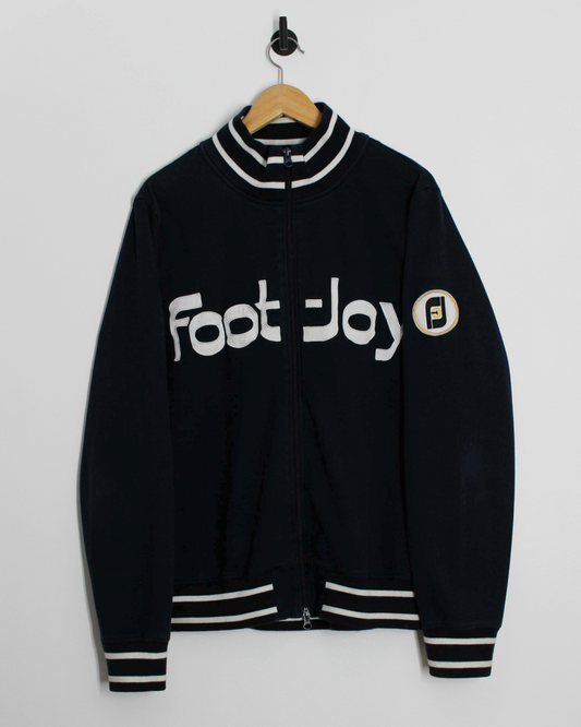FootJoy Heritage Collection Navy/White Full Zip Sweatshirt (L)