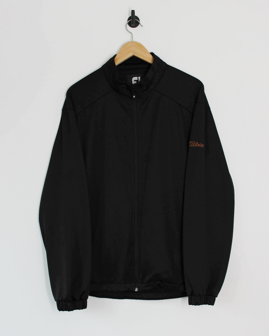 90s Footjoy x Titleist Black/Bronze Full Zip Shell Jacket (L)