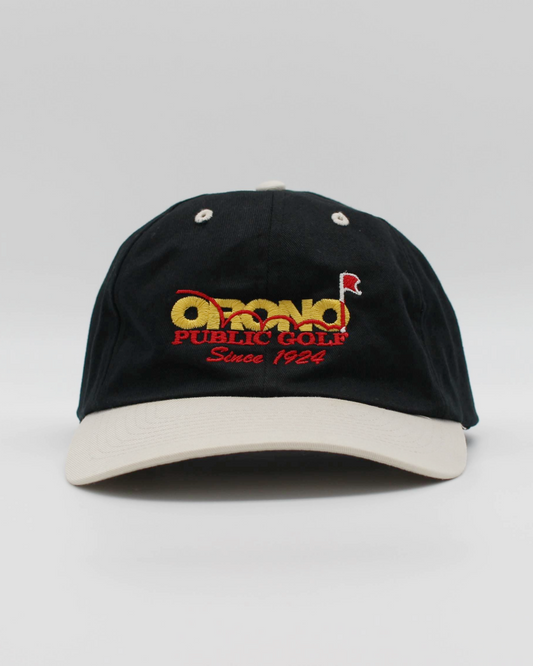 Orono Public Golf Course Black/Beige Cap