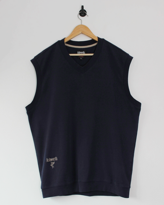 Ashworth EZ-Tech Navy Cotton Golf Vest (XL)