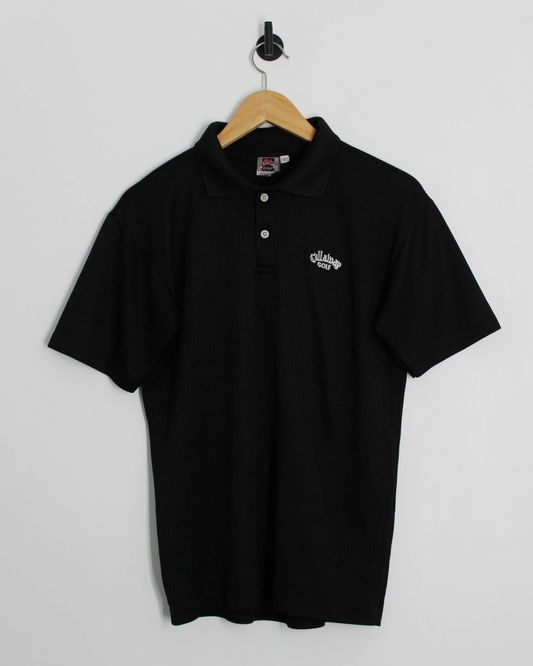 90s Callaway Black Polo-Shirt (S)