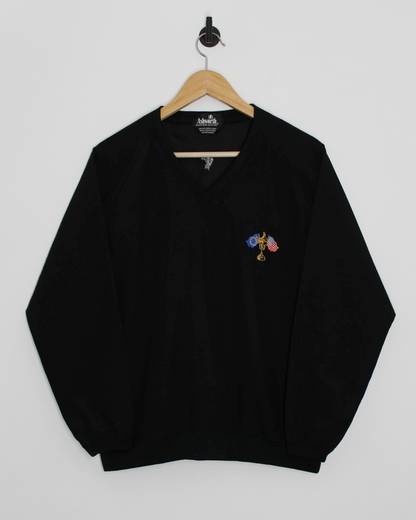 Ashworth Ryder Cup Black V-Neck Windbreaker (XS)