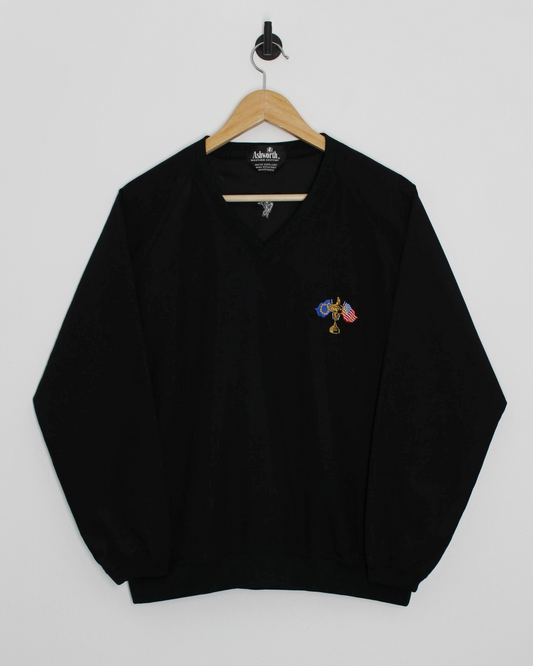 Ashworth Ryder Cup Black V-Neck Windbreaker (XS)