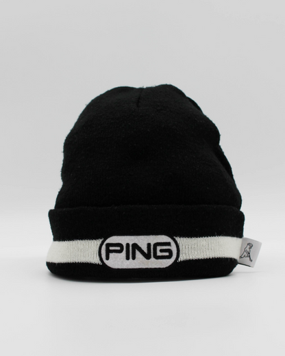 00s Ping Black/White Beanie Hat