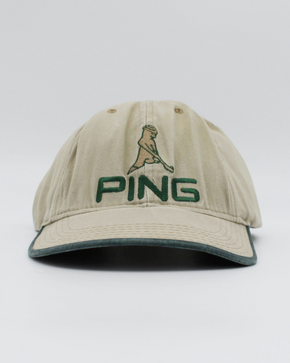 90s Ping Light Brown/Green Cap