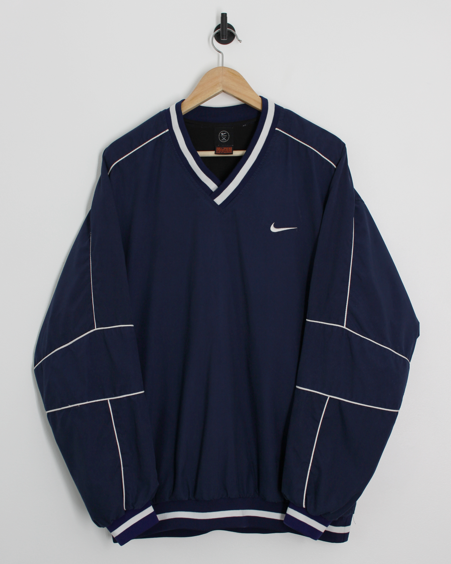 90s Nike Navy/White Windbreaker (L)