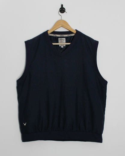 00s Callaway Navy Golf Vest (L)