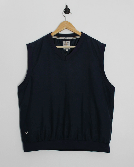 00s Callaway Navy Golf Vest (L)