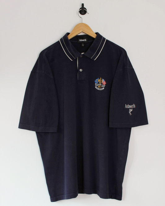 2001 Ryder Cup Ashworth Navy Polo-Shirt (XL)