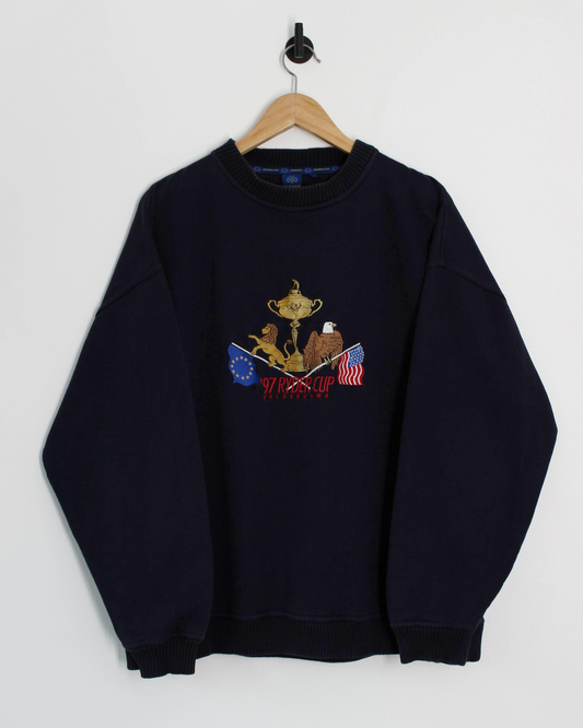 1997 Ryder Cup Navy Crewneck Sweatshirt (L)
