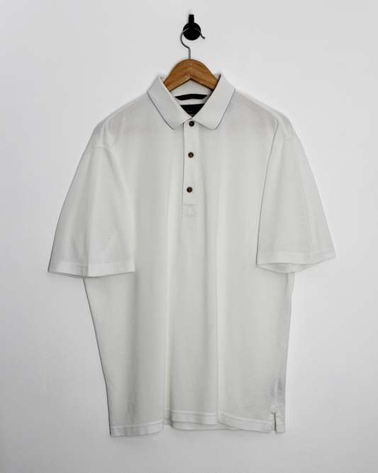 90s Greg Norman White Polo-Shirt (M)