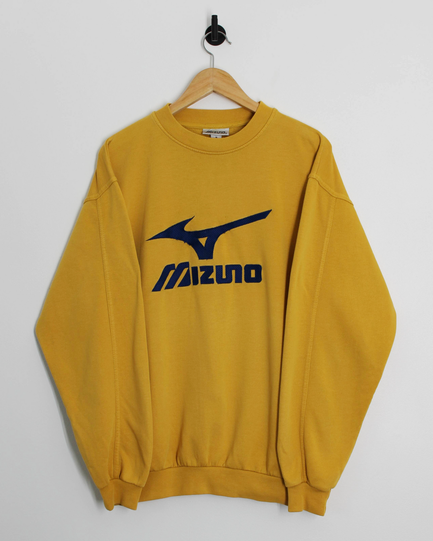 00s Mizuno Yellow/Blue Crewneck Sweatshirt (M)