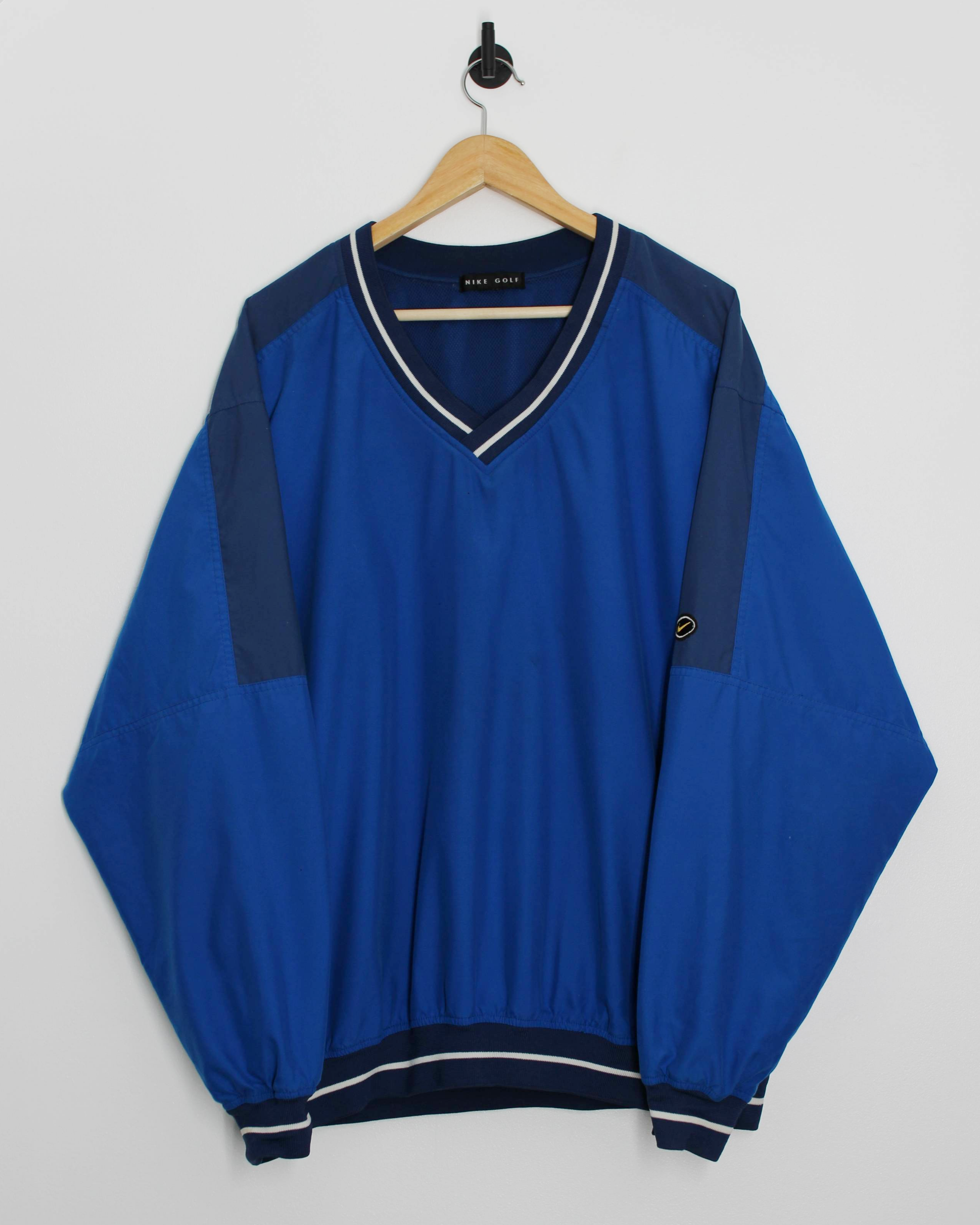v neck windbreaker pullover nike