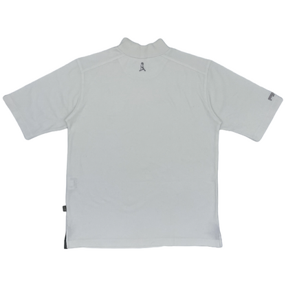 Ping White Mock Neck Golf Shirt (M)