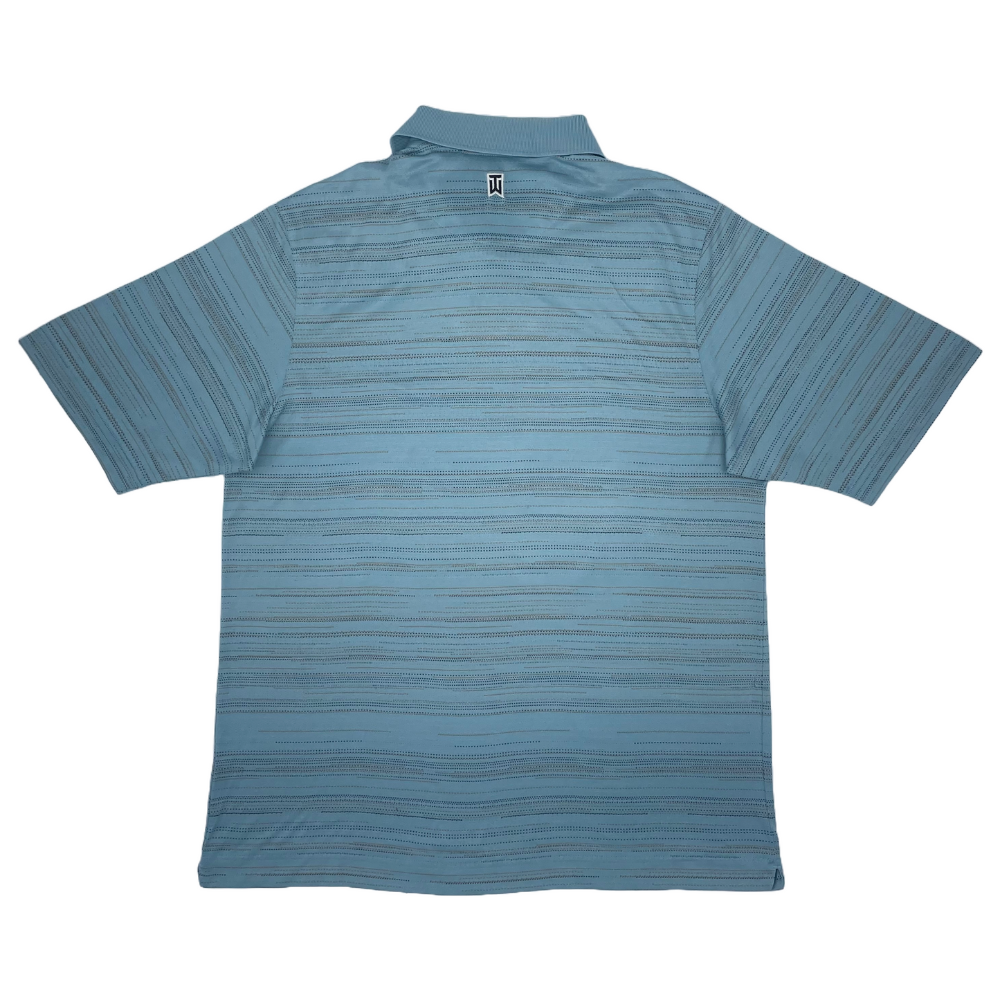 Nike Tiger Woods Striped Blue Polo-Shirt (M)