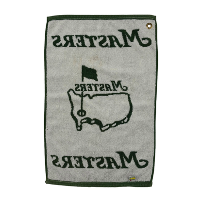 Masters Green/White Golf Towel