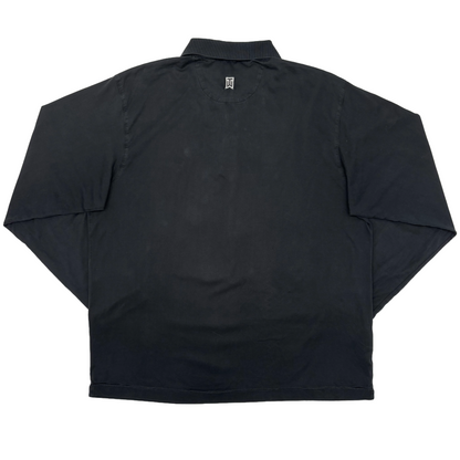 Nike Tiger Woods Black Long Sleeve Polo-Shirt (L)