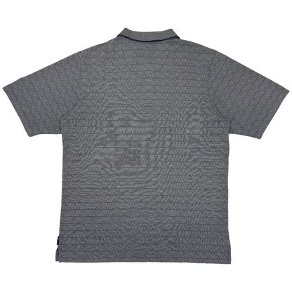 Nike Grey Chequered Polo-Shirt (L)